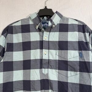 Chubbies The Nutter Mens Size XLarge Pullover Blue Plaid  Long Sleeve L Cotton